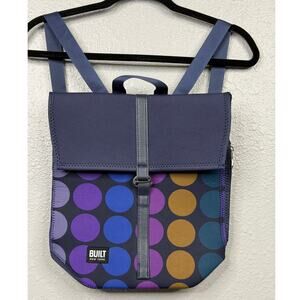 Built NY BOHO City Backpack In Plum Dot Great For Everyday Use